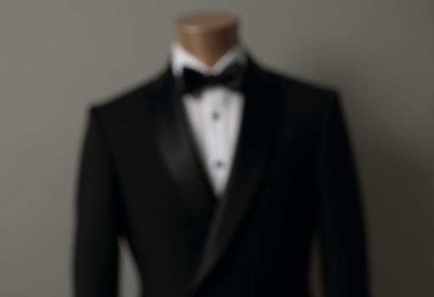 Elegant tuxedo on a mannequin